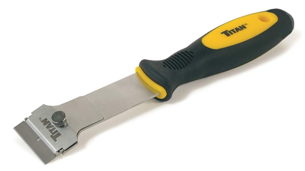 Titan Tools 11030 9-1/4-Inch Multi-Purpose Razor Scraper | Includes 1 Extra Heavy-Duty Razor Blade