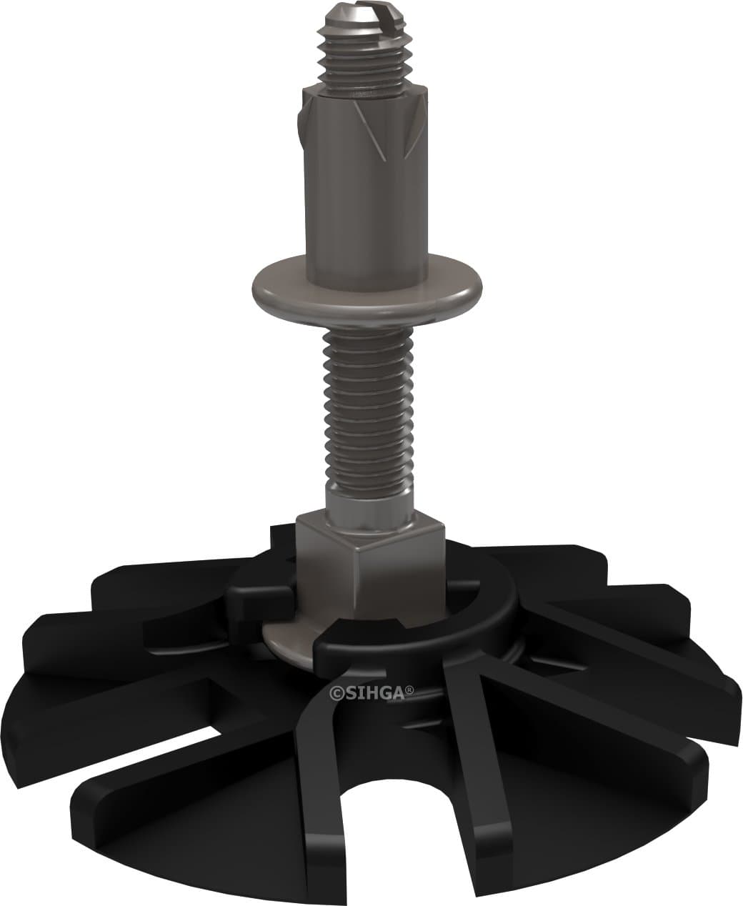 SIHGA JustiFix JM 60 Deck Support Feet, Adjustable, 50 Pieces