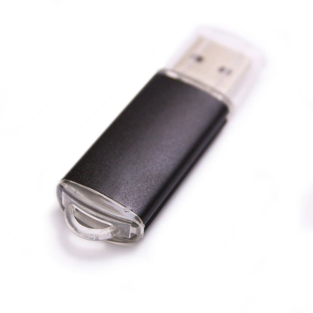 2GB 5PCS USB Flash Drives 2.0 Metal Key Memory Thumb Pendrives Stick with Mixture Colors