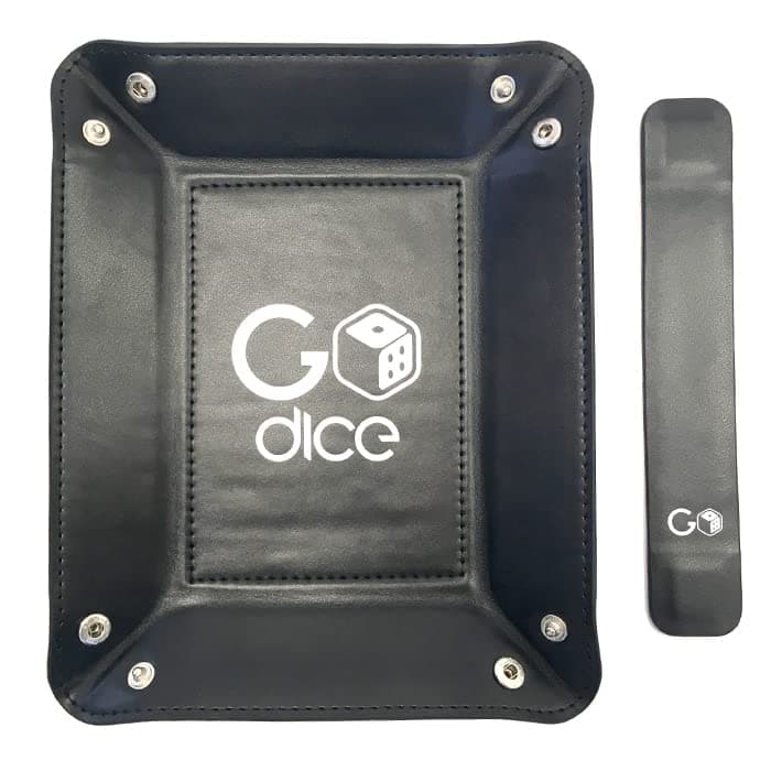 GoDice Tray - Dice Rolling Tray, Dice Tray Folding Scroll, Compatible for RPG DND Tabletop Games
