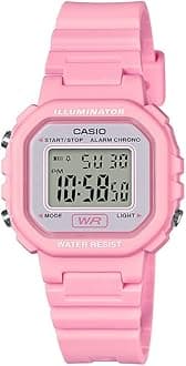 Women's LA20WH-1ACF Classic Digital Black Resin Watch