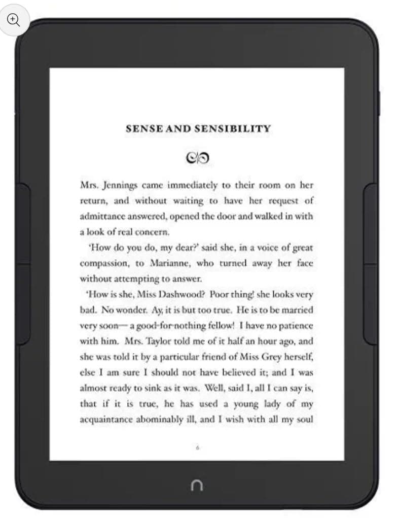 Barnes & Noble NOOK GlowLight 4 Plus eReader 7.8-inch 32GB BNRV1300 Waterproof (Renewed), Black