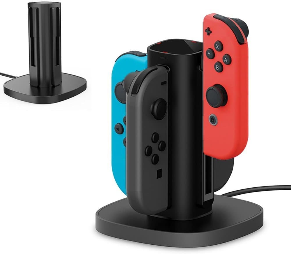 Joy Con Charging Dock Switch Controller Charger Station for Nintendo Switch 2017& Nintendo Switch OLED Joy-Con