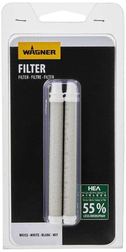 Filter L-XXL for WAGNER Airless paint spray systems Control Pro 250M/250R/350M/350R, 2 pieces, white