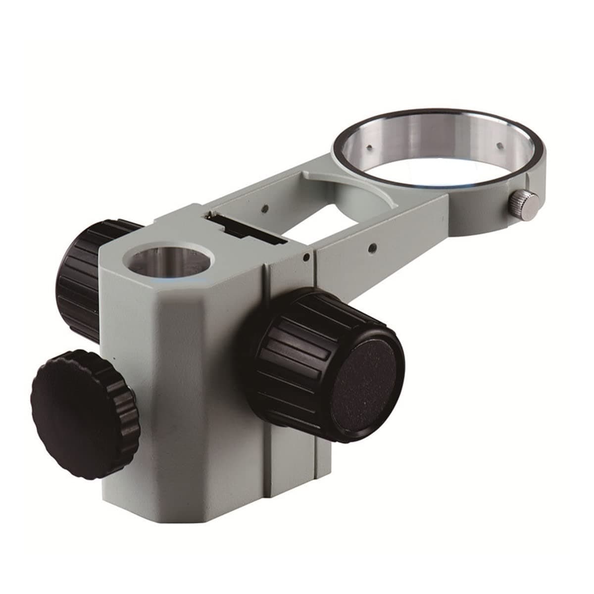 Lab Consumables Scientific Stereo Microscope Focus Arm Holder With 76mm Dia With 25mm Hole Lens Adapter