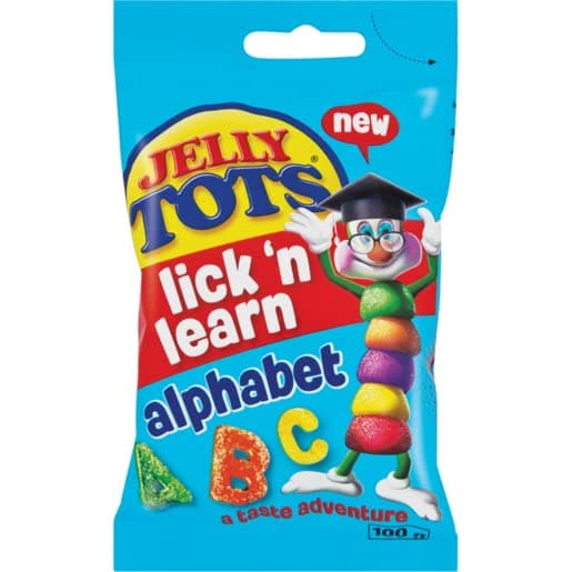 Beacon Jelly Tots - Lick & Learn Alphabets 100g