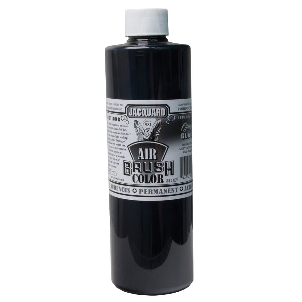 Jacquard Airbrush Color 16Oz Opaque Black