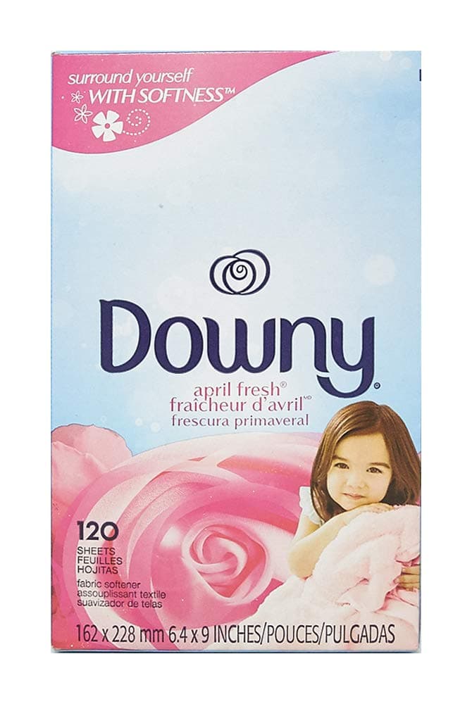Downy Fabric Softener Dryer Sheets, April Fresh, 120 Count