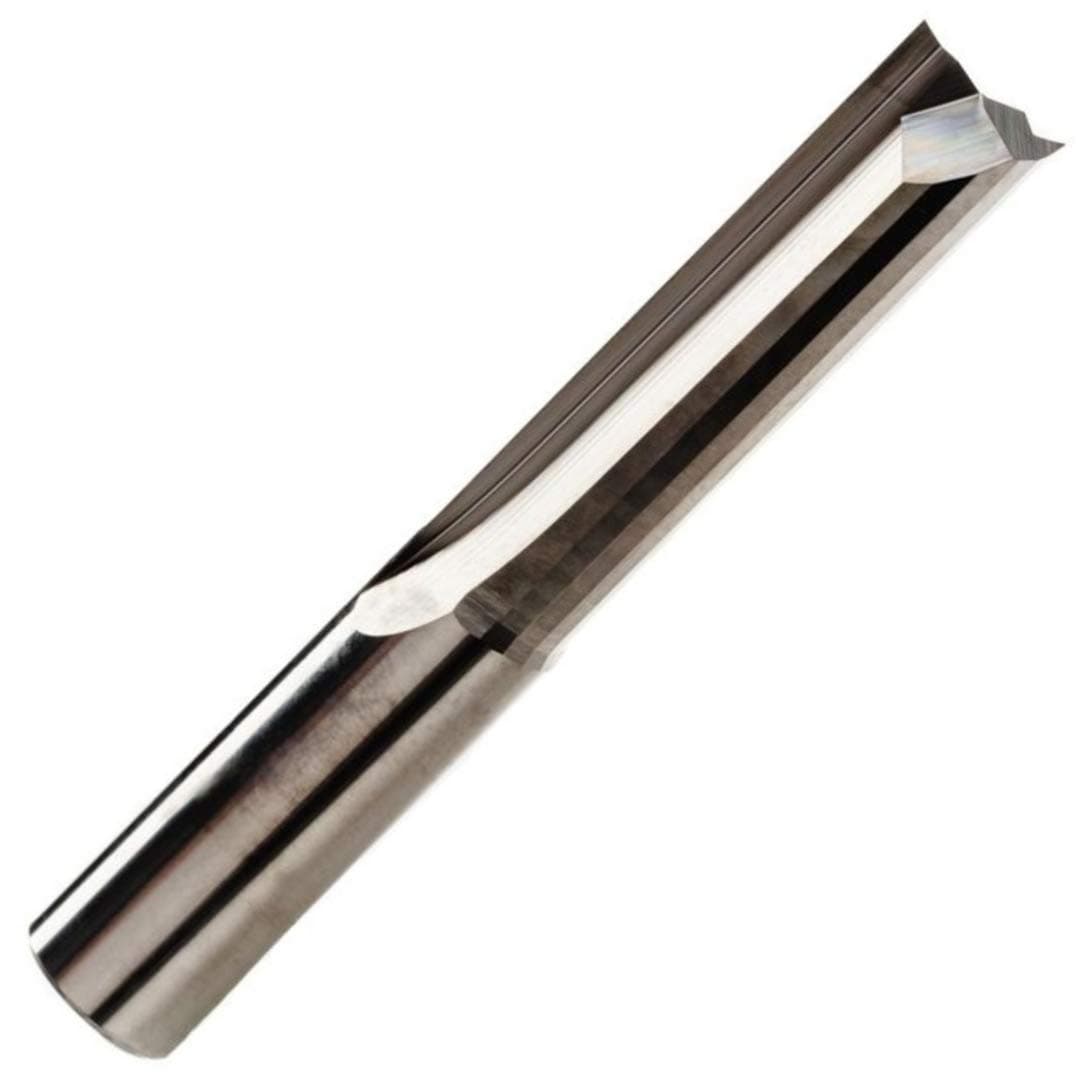Rennie Tools - 6mm x 62mm Flute Solid Carbide 2 Flute Straight Bit Router Cutter Plunge Endmill for Wood, MDF Etc