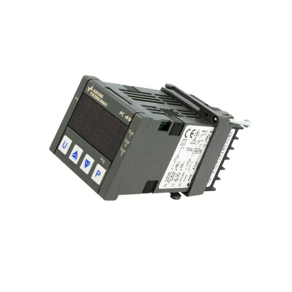 K49-LCRR Module: Regulator Temperature SPST-NO Out 2: SPST-NO on Panel ASCON TEC
