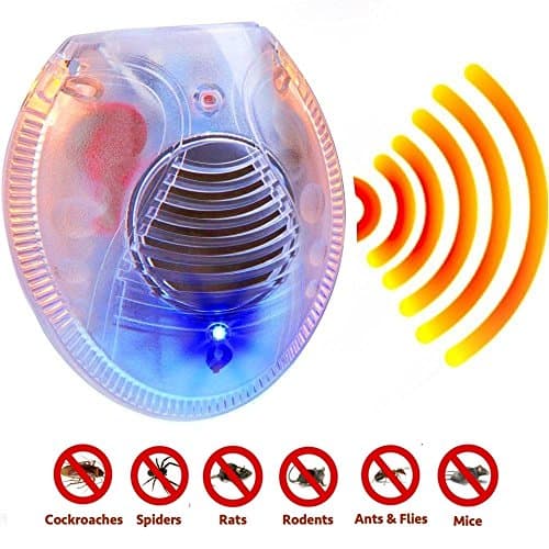 Ultrasonic Spider and Rodent Electronic Plugin Pest Repeller, 1 Pack