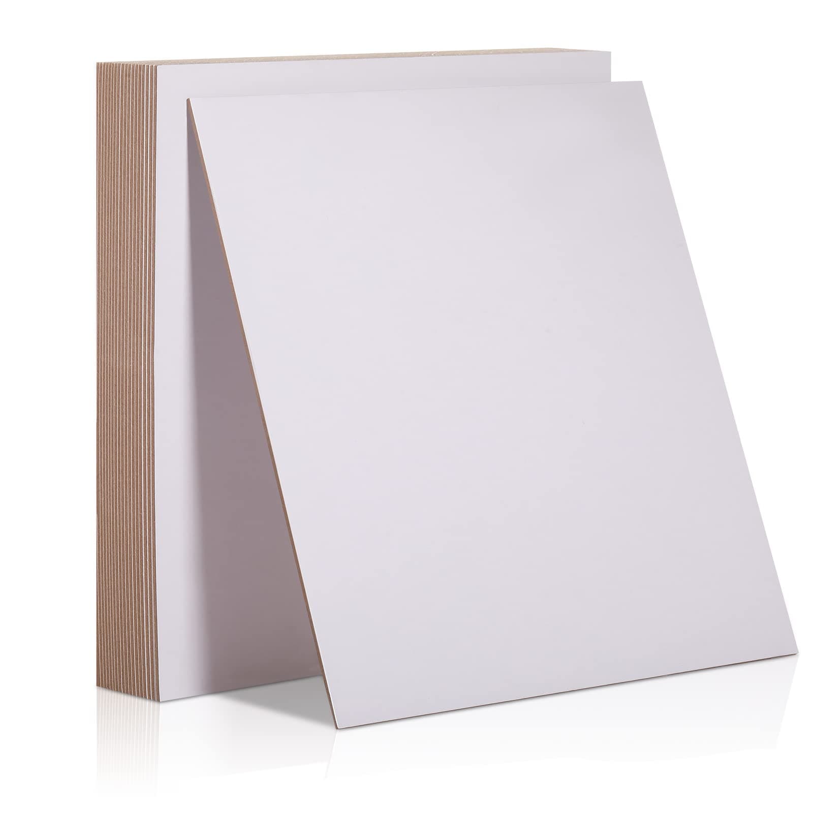 20 Pcs Book Board, Binders Board Chipboard Designer Bookboard Kraft Heavy Duty Chipboard Sheets Bookbinding Supplies for Book Binding Cover (White, 11 x 8.5 Inch 50PT)