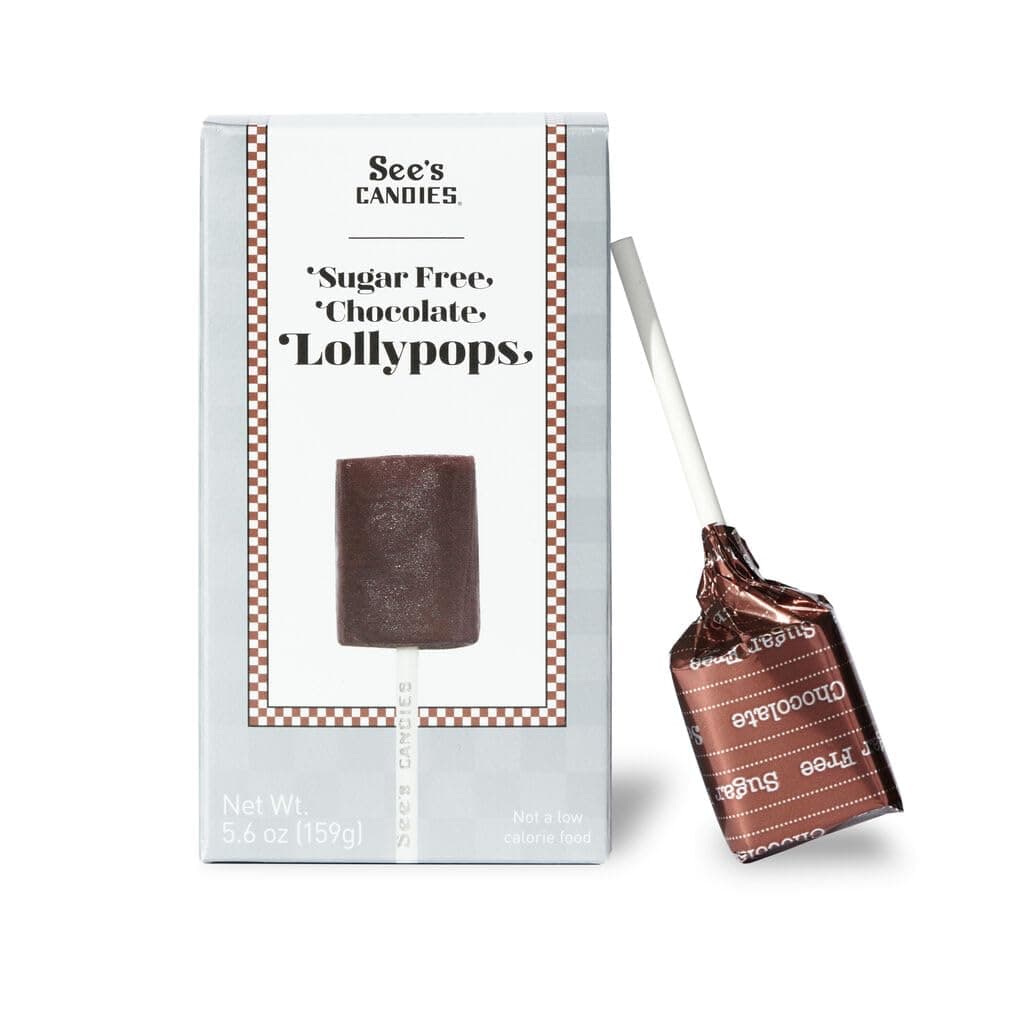 5.6 oz Sugar Free Chocolate Lollypops