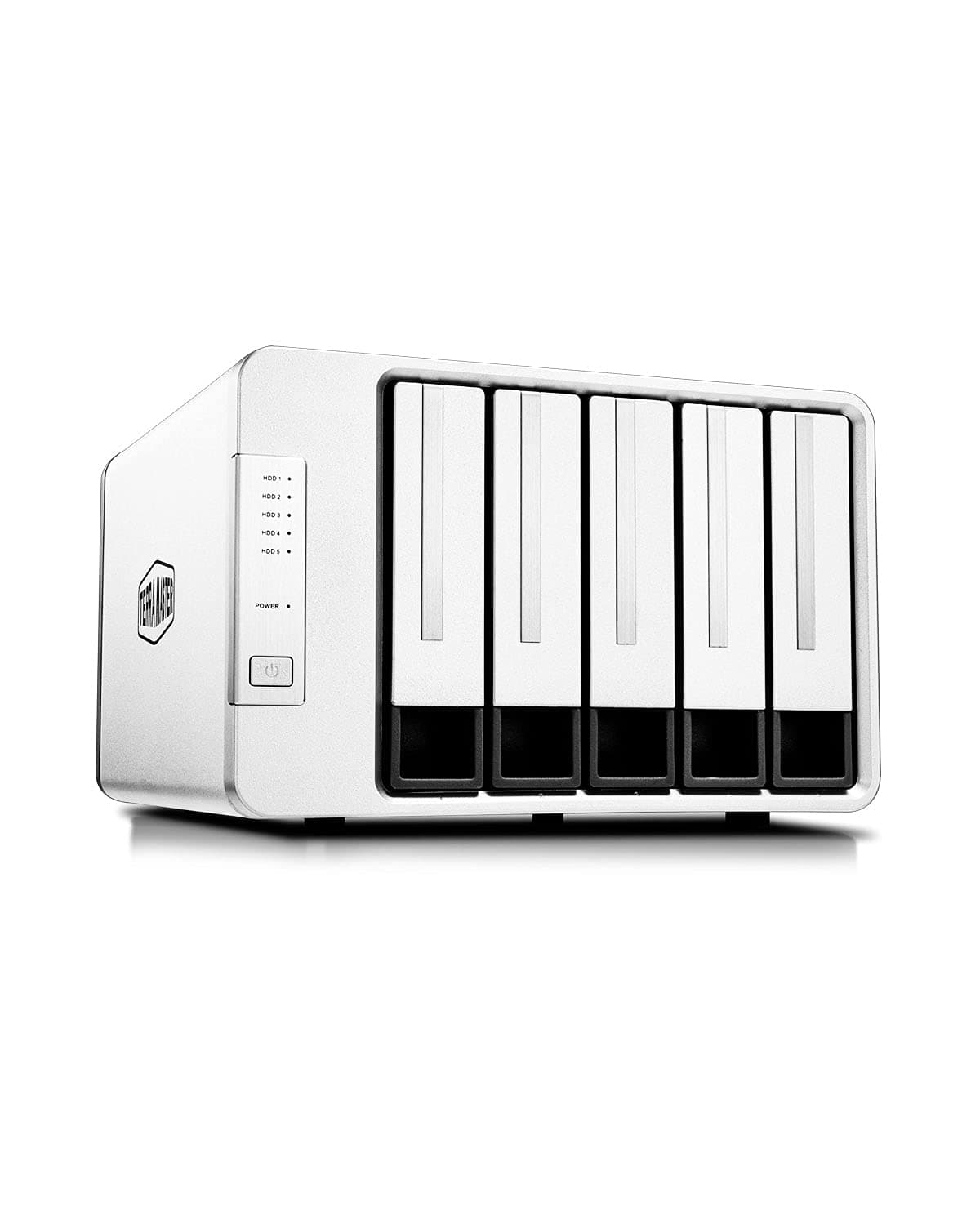 D5-300C USB3.1 (Gen1) Type C 5-Bay RAID Enclosure Support RAID 0/1/Single Exclusive 2+3 RAID Mode Hard Drive RAID Storage (Diskless)