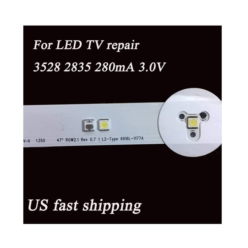 100Pcs 2835 3528 SMD Lamp Beads