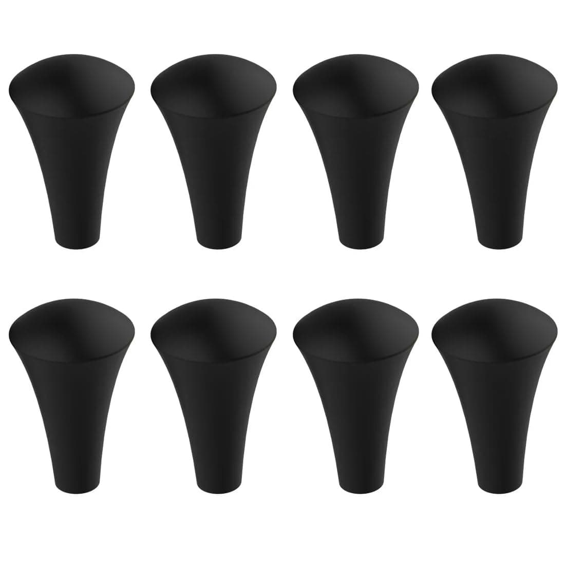 8 Pack Rubber Cap Silicone Tips Replacement Parts Piece for RAM X-Grip Mount Stand Phone Holder Tough-Claw Bicycle Motorcycle Tablet Clamp Arm Base Bracket Repair