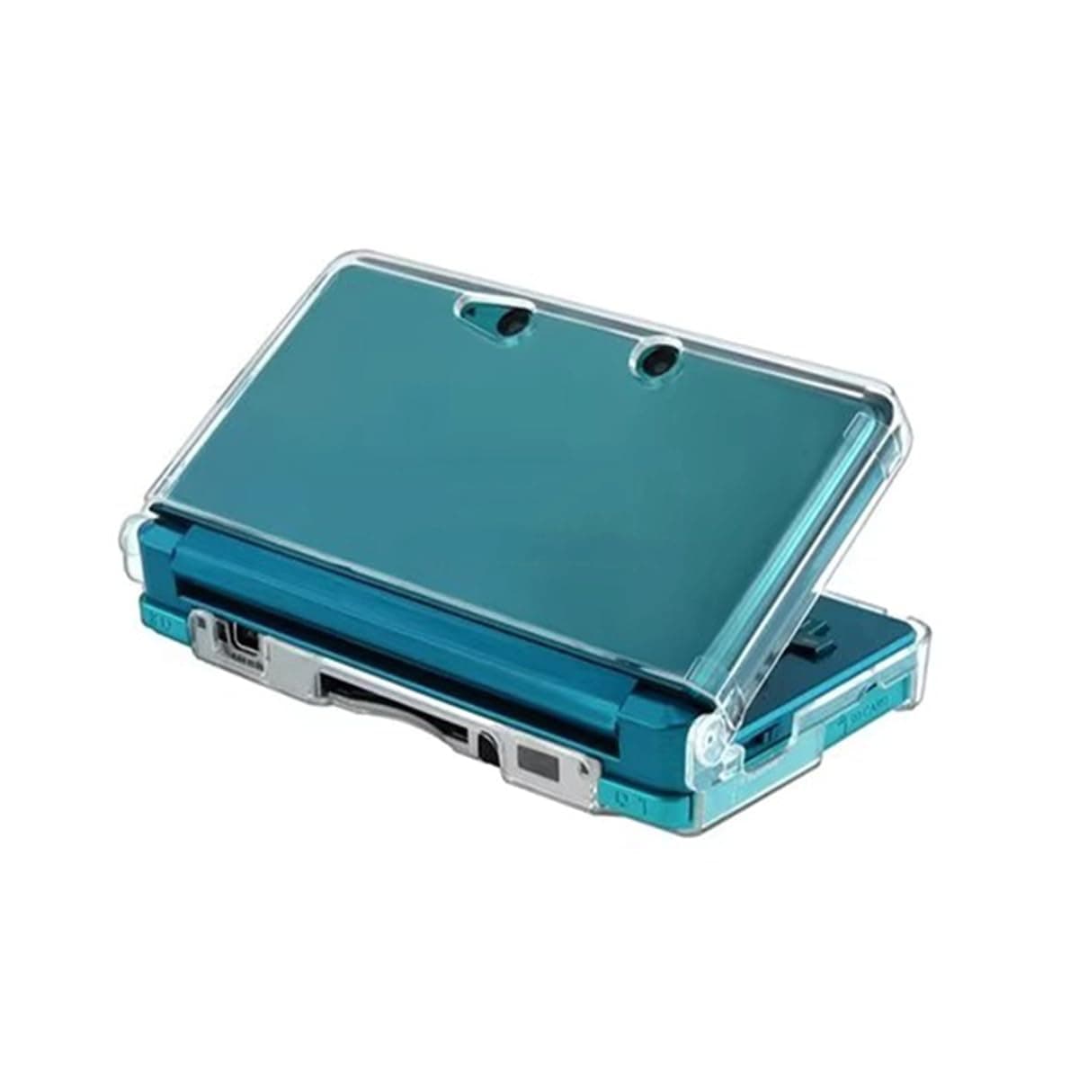 Yanfider Transparent Hard Shell Case Cover Compatible with Nintendo 3DS, Replacement Protective 3DS Crystal Clear Housing Case