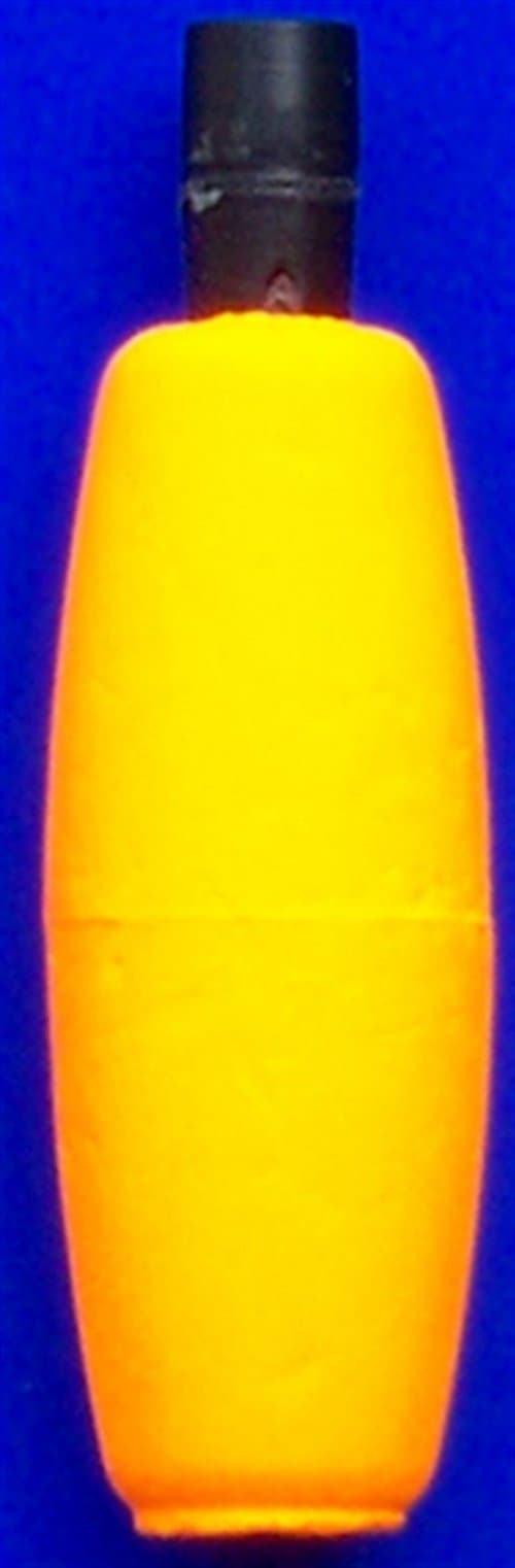 HC150OR-100 Comal 1.5” Husky Cigar Peg 100 Pack Orange Fishing Float