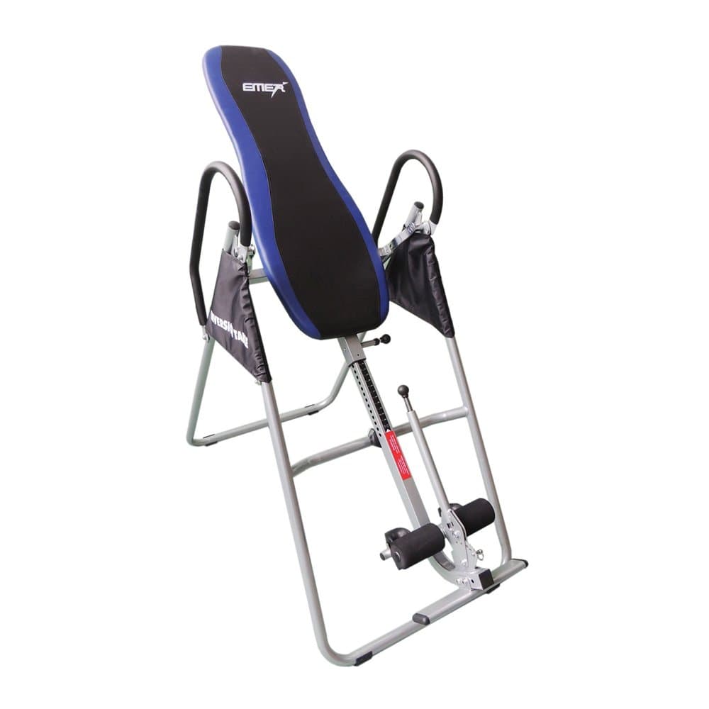 Emer Deluxe Padded Foldable Gravity Inversion Table for Back Therapy Exercise Fitness INVR-10
