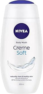 Care Shower Creme Soft (250 ml) Caring Shower Body Cream Enriched with Almond Oil, Moisturising Shower Gel Body Wash, Skin Moisturiser with Mild Scent
