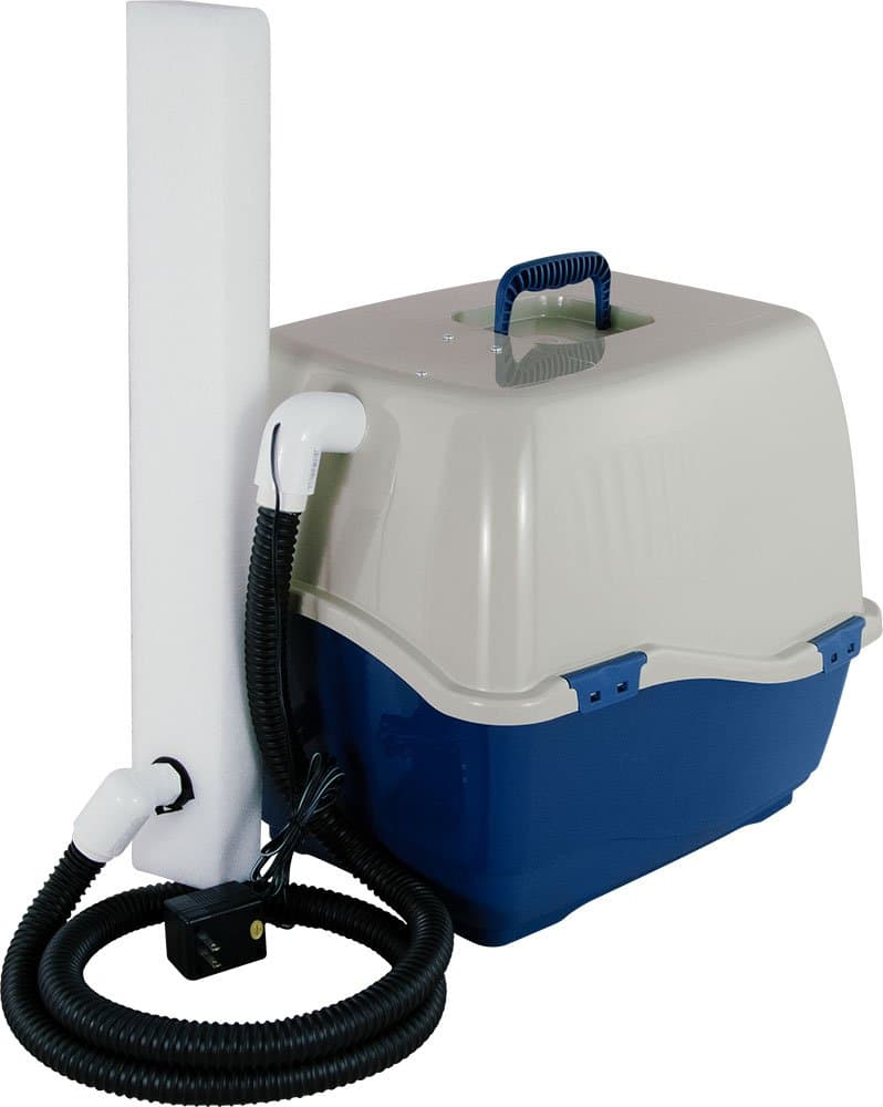 Whisker Vent Odorless Litter Box Through Window Venting System, 6-Feet Vent Hose