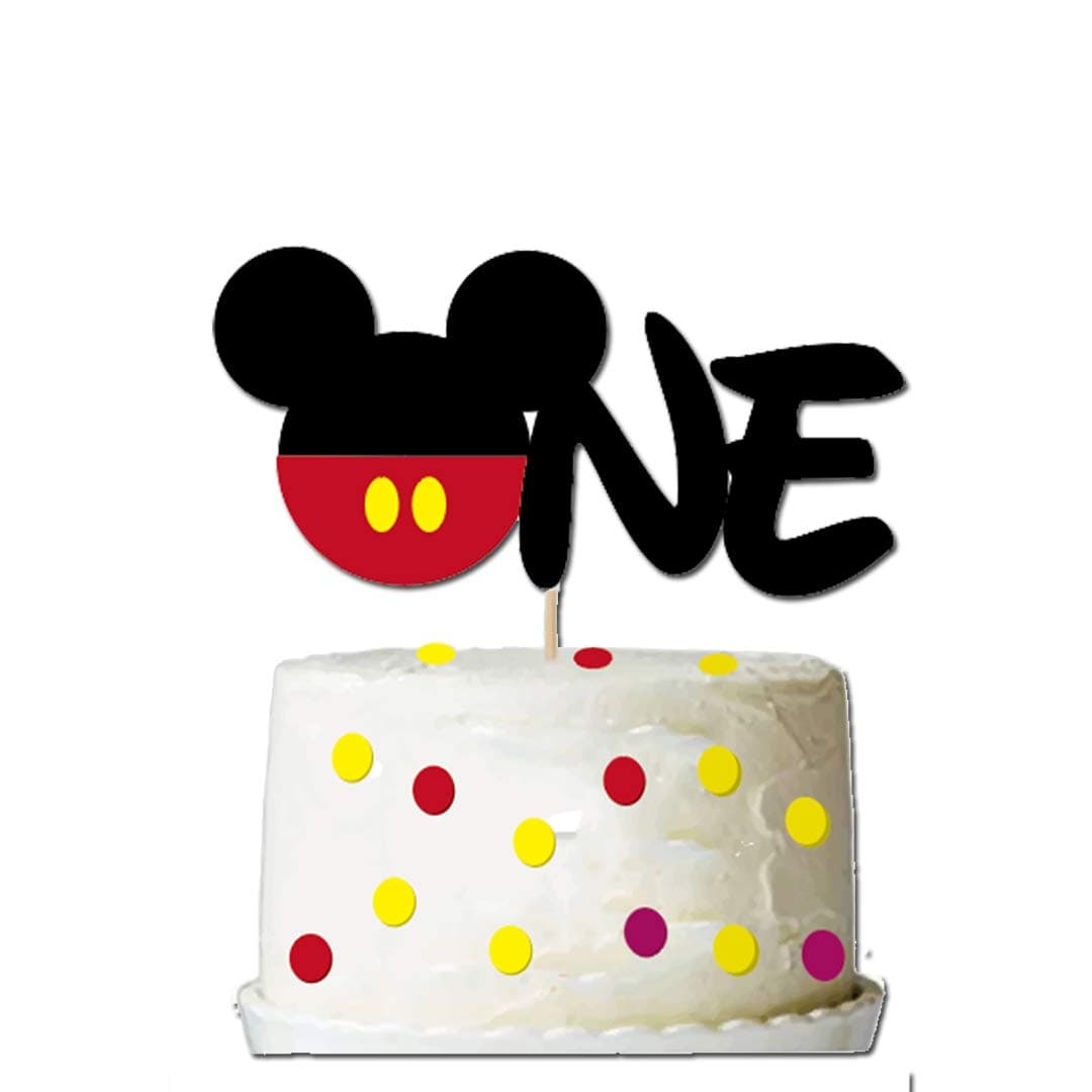 ONE Cake Topper for Mickey 1st First Birthday