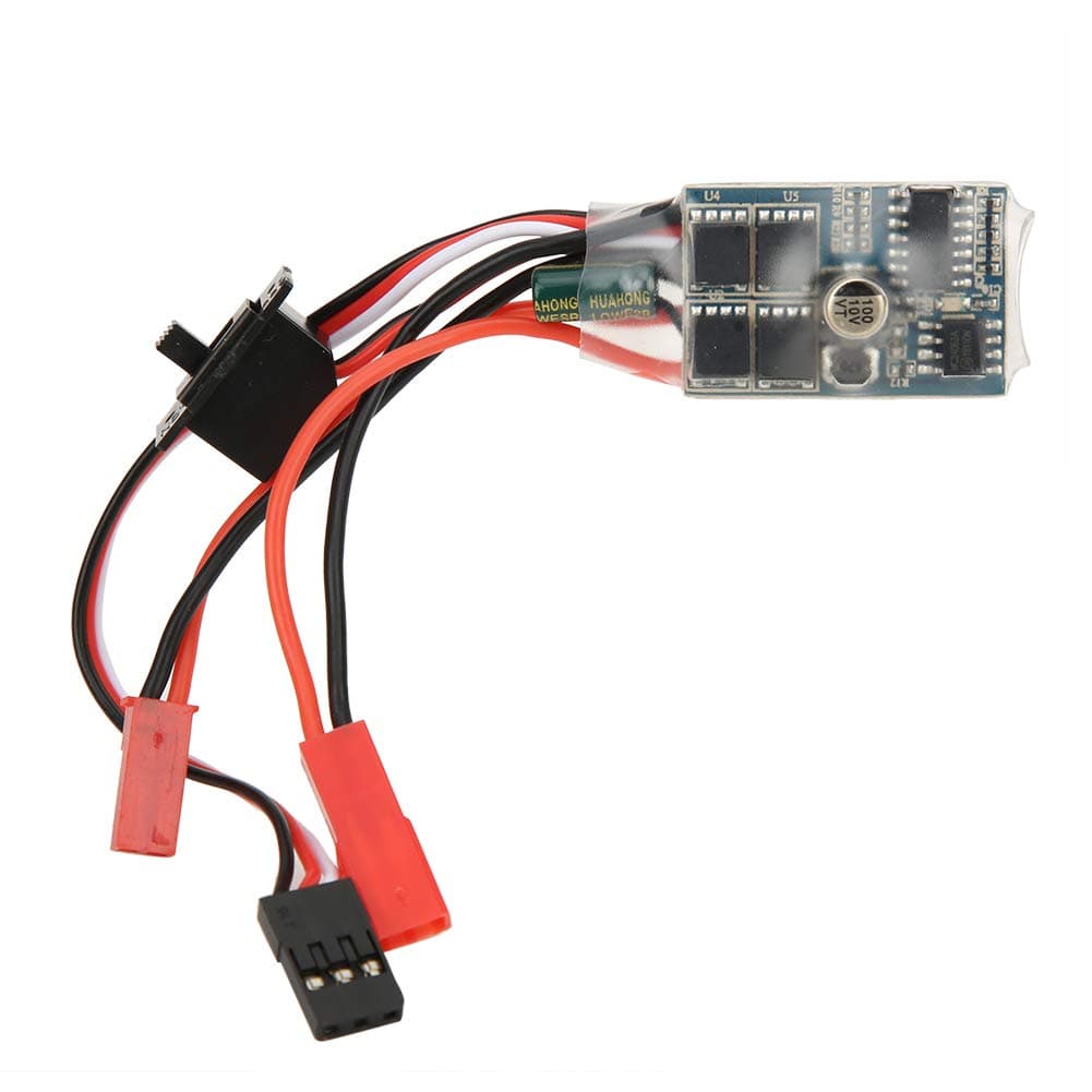 furitek + RC Car Brushed Motor Speed Controller, 30A 4-8V ESC Two Way Controller for 1/16 1/18 1/24 Autoboot (with Brake) Boat