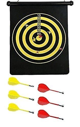 Magnetic Dart Board Double Sided Hanging Dart Board Set