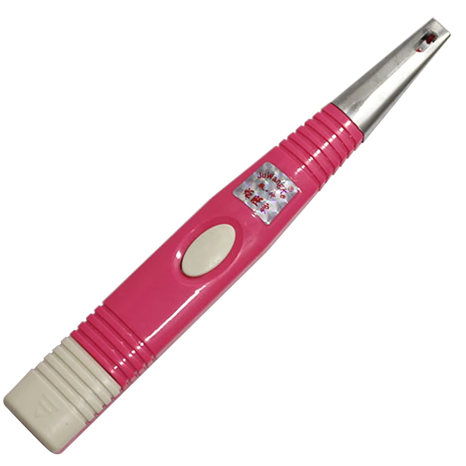 Multi-Purpose Candle Lighter, PINK Camping Lighter,PINK Lighter for Home Kitchen Candle Cooking BBQs Fireworks Camping Family Use (NOT INCLUDE Battery)