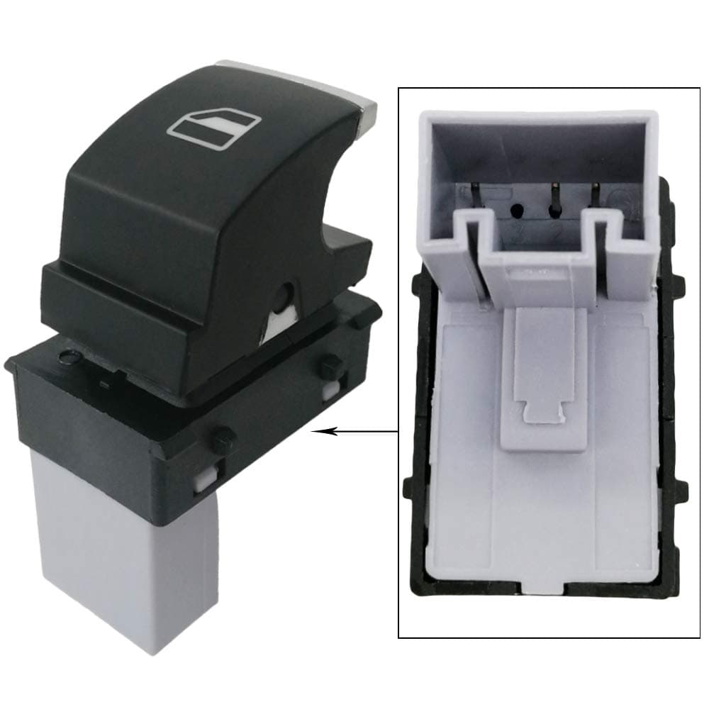 5ND959855 Passenger Side Window Switch Button Control Switch Fit For 2006-2013 Volkswagen Golf Jettaa MK5 MK6 Gti Passat Tiguan cc B6 Scirocco
