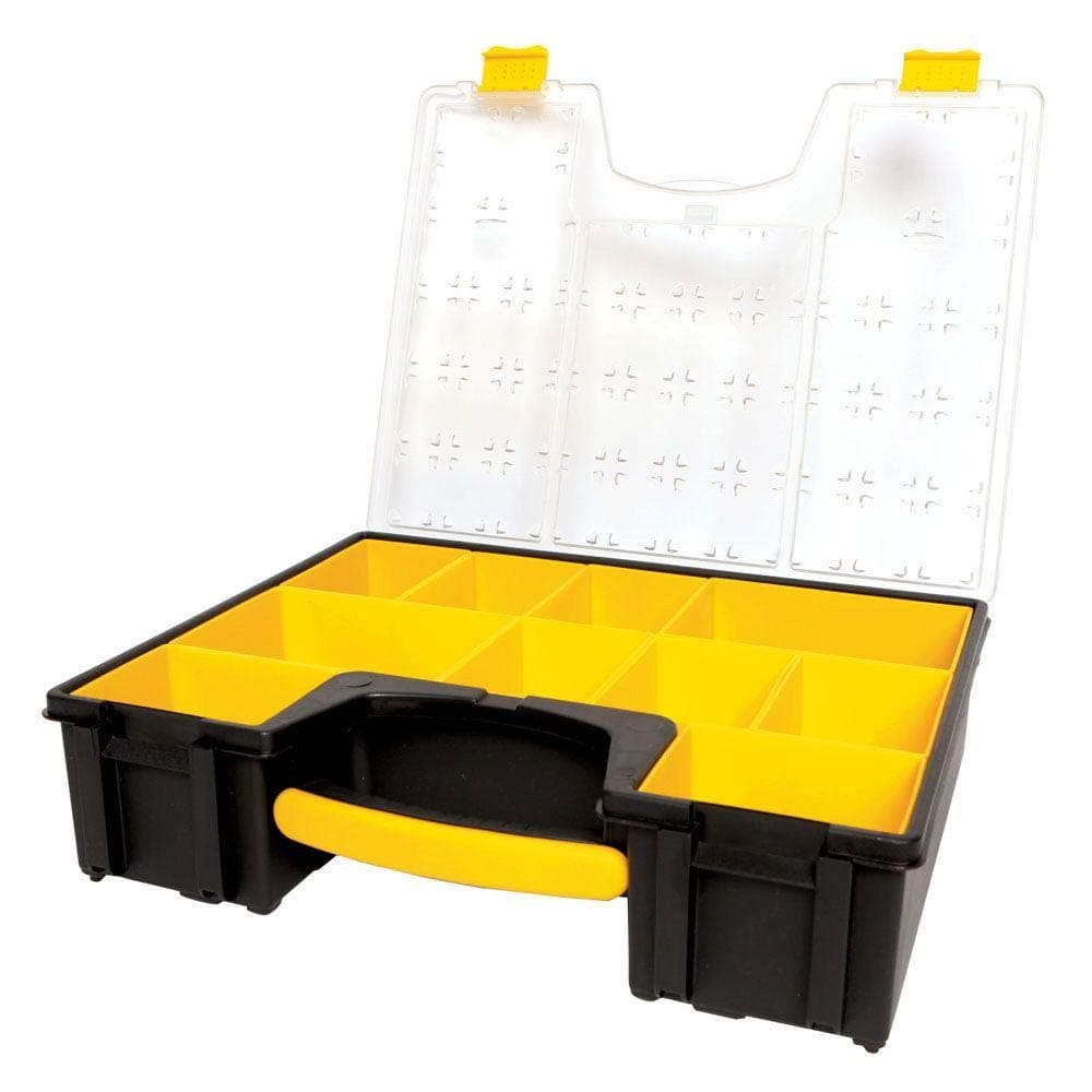 Stanley Consumer Storage 014708R 10-Compartment Deep Professional Organizer
