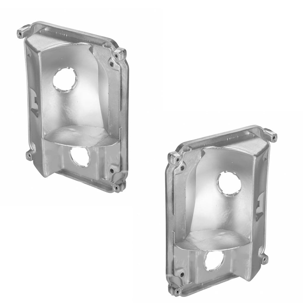 For Chevy Blazer 1973-1991 Tail Light Housing Driver and Passenger Side | Pair | Halogen Bulb Type | Plastic | Housing Only | Replacement For GM2806102, GM2807102 | 5965771, 5965772