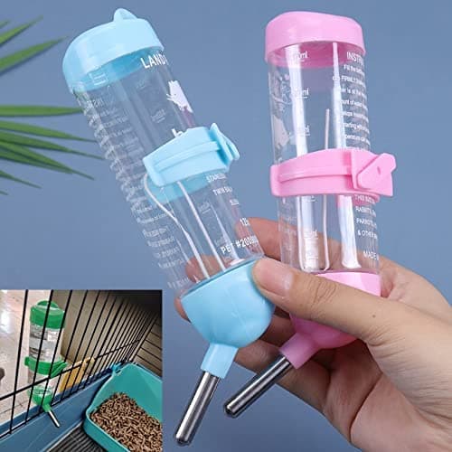 Plastic Hamster Water Bottle Dispenser Automatic Feeding Device for Hamster Rabbit Dog Small Animals Supplies Pet Drinking Bottles (250 Ml)