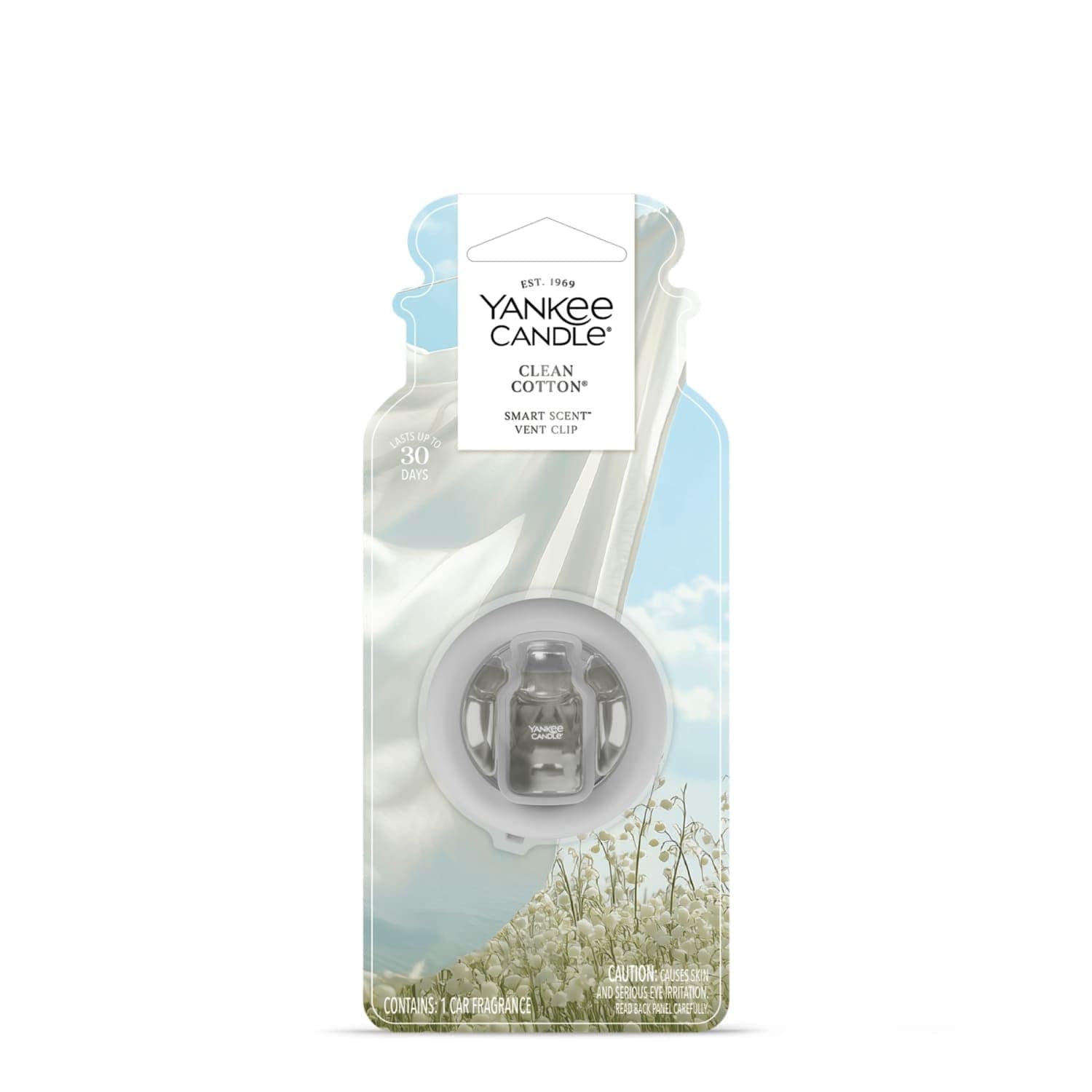 Yankee Candle Smart Scent Vent Clip Clean Cotton