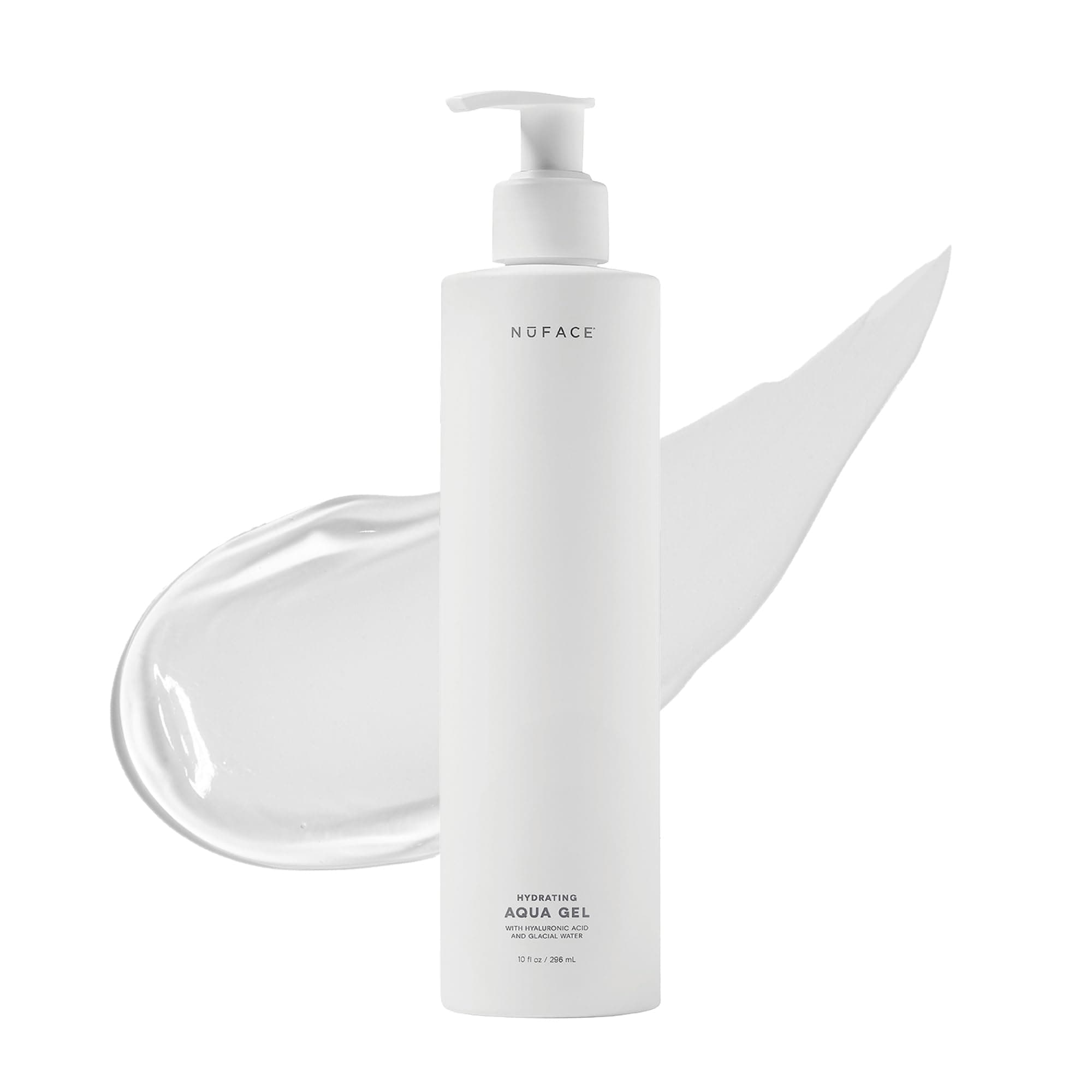 Aqua Gel Activator - Microcurrent Conductive Gel & Activator Powered by IonPlex & Hyaluronic Acid to Enhance Results of NuFACE Microcurrent Facial Device - Improves Skin Radiance (10 oz)