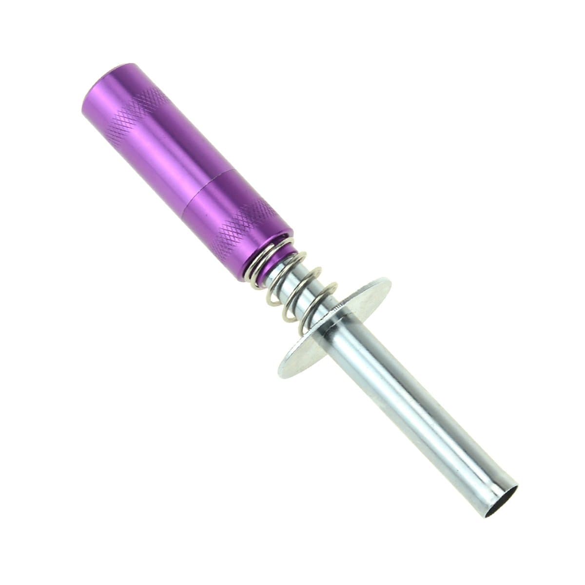 HobbyMarking RC Glow Plug Ignitor Igniter Nitro Engine Starter Tools Support 1800mah AA Batteries for RC Car Buggy Truck Model Plane (Purple)