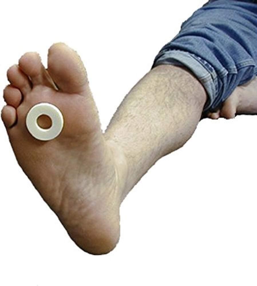 Ring Callus Cushions, 100 Pack, 1/8" Foam Circle Pads from Atlas Biomechanics
