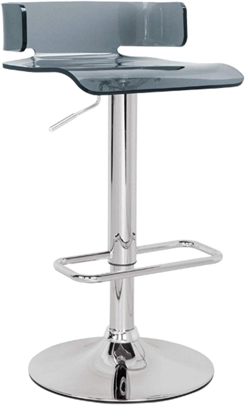 Rania Swivel Adjustable Bar Stool in Gray