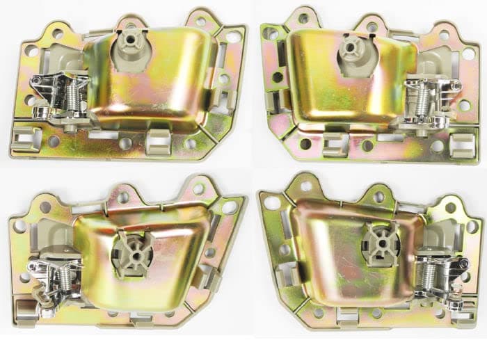 Compatible with Jeep 05-11 Grand Cherokee Interior Inner Inside Door Handle 4PCS Gray Bolt 05 06 07 08 09 10 11 DS300-NS