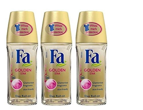 Fa Deodorant 1.7oz Roll-On Golden Star (3 Pack)