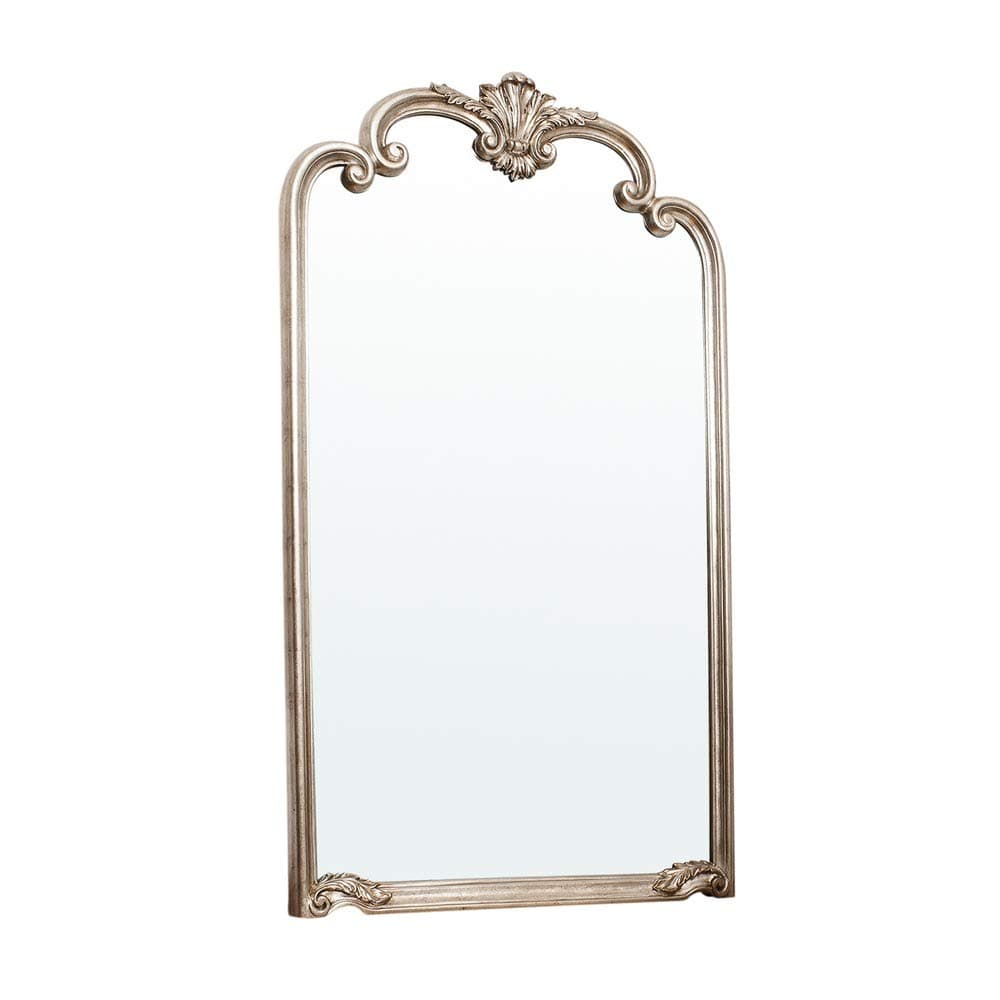 Palazzo Very Large Ornate Silver Rectangle Full Length Wall Mirror 73in x 41in