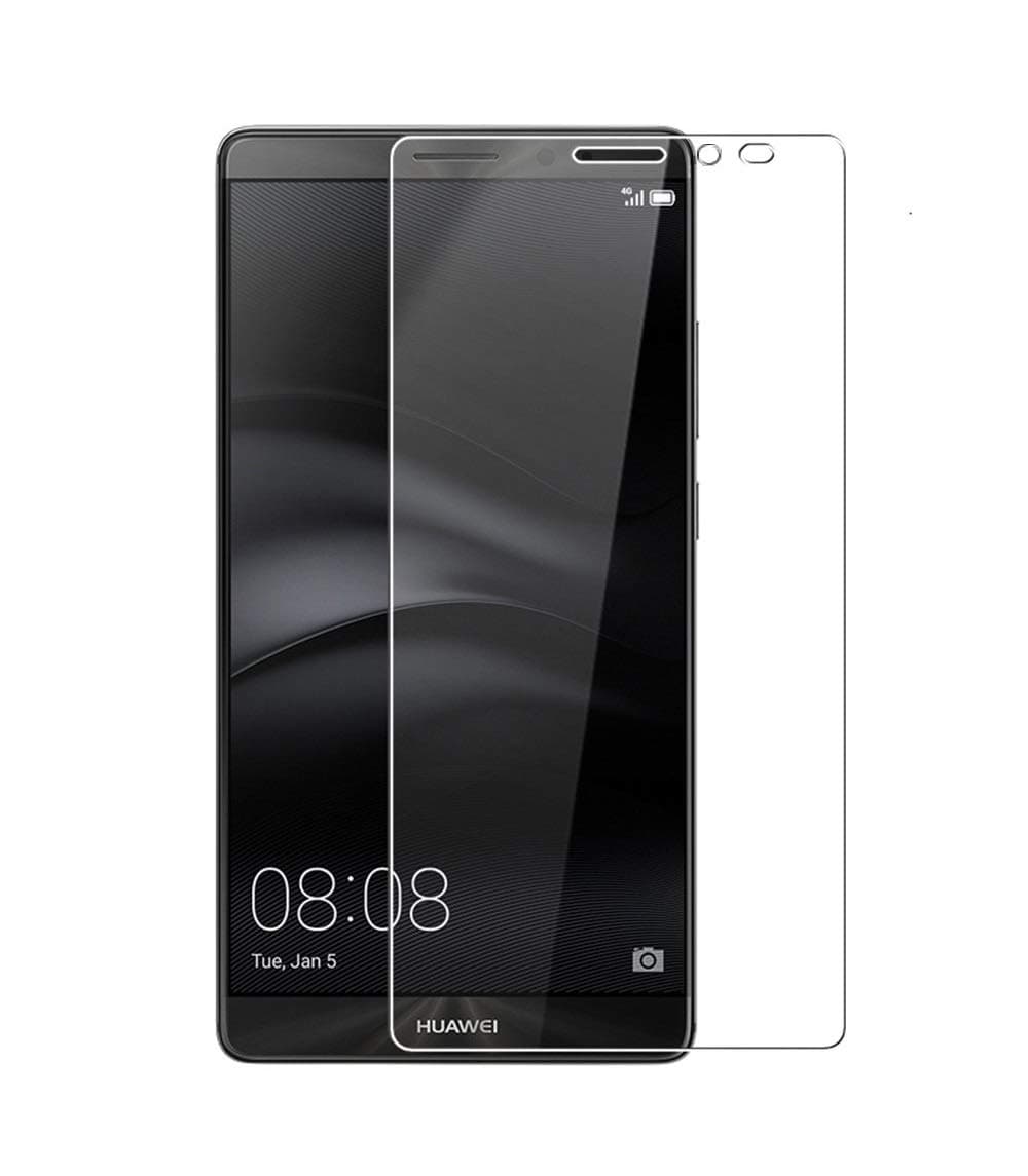 WEOFUN3 Pack Huawei Mate 8 Screen Protector, Crystal Clear Tempered Glass for Huawei Mate 8 Glass Film [0.33mm, 9H, 2.5D edge]