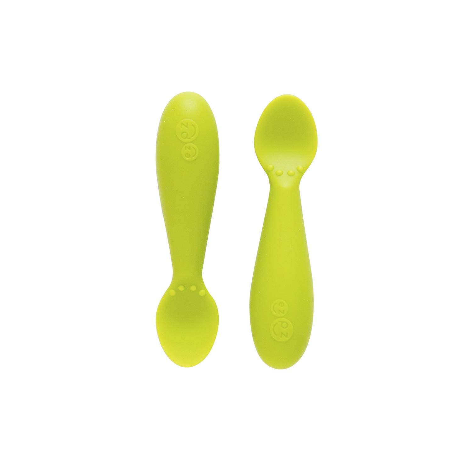 ezpzTiny Spoon - Silicone Feeding Spoon Twin Pack (Lime)