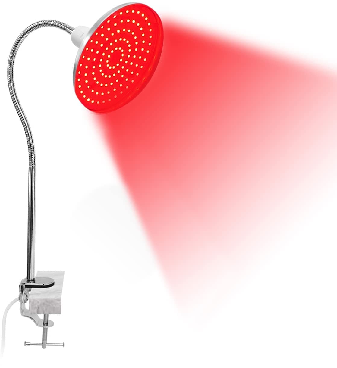 Red Light Lamp with Clip