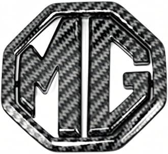 Car Emblem for MG Gloster 2020-2023, Car Exterior Decor Emblem Stickers, Grille Tailgate Emblems, Side Decals Badges, Exterior Accessories,Carbon Fiber-Front