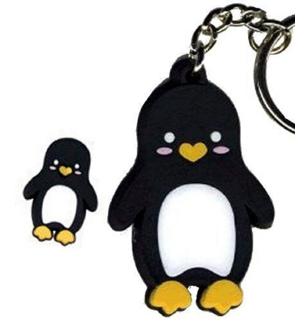 Penguin - Rubber Keychain