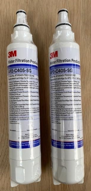2 x 3M AP2-C405-SG Replacement Water Filter Cartridges - Enhanced Water Quality for Boilers, Coolers, Sink, Coffee Machines (Cool Products Branded)