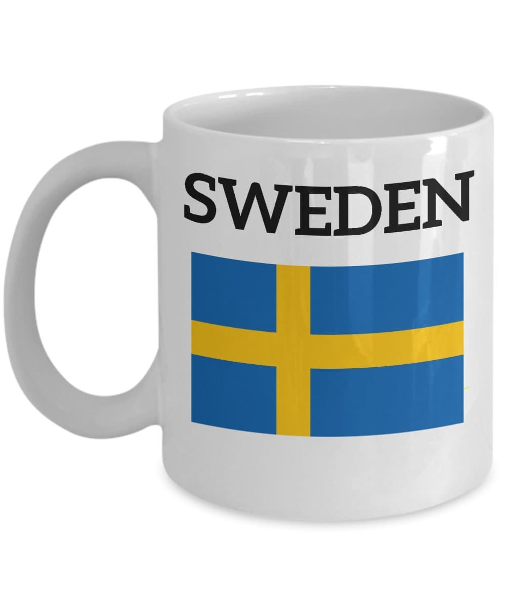 Sweden Coffee Mug - Swedish Flag Cup