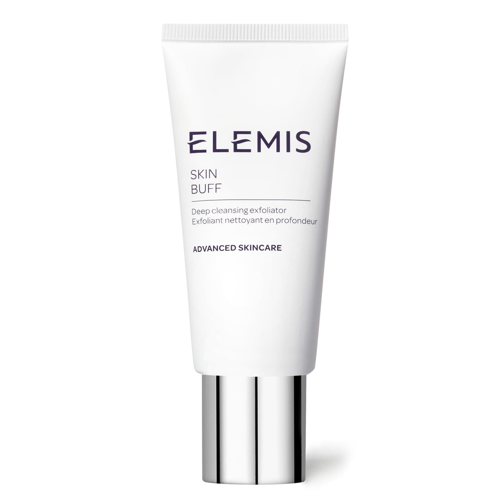 ELEMIS Skin Buff, Exfoliating Face Cleanser for a Bright, Vibrant Complexion, Deeply Cleansing Face Exfoliator to Smooth, Refine and Purify Skin, Radiant Cleansing Exfoliator for Face, 50ml