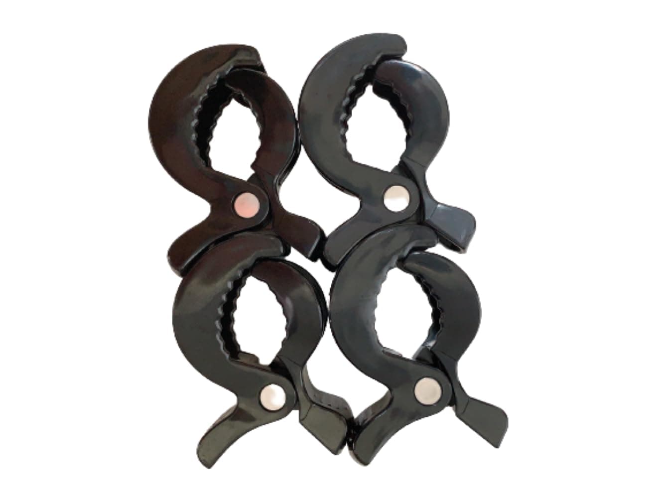 4PCS Stroller Pendant Clips Stroller Toy Clips Sunshade Fixed Clips Plastic Universal Clips Blanket Clips Stroller Clips and Other Accessories